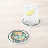 Punta Cana Dominikanische Republik Hut Abzeichen Getränkeuntersetzer (Seite)