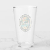 Punta Cana Dominikanische Republik Hut Abzeichen Glas (Rückseite)