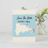 Punta Cana Dominikanische Republik - Karte Save th (Stehend Vorderseite)