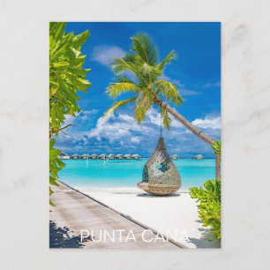 Punta Cana Dominikanische Republik Reise Kunst Vin Postkarte