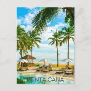 Punta Cana Dominikanische Republik Reise Kunst Vin Postkarte