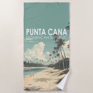 Punta Cana Dominikanische Republik Reise Kunst Vin Strandtuch