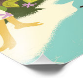 Punta Cana Dominikanische Republik Reiseplakat Fotodruck (Ecke)