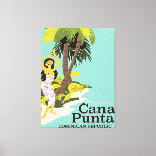Punta Cana Dominikanische Republik Reiseplakat Leinwanddruck