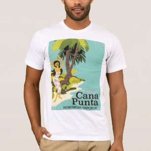 Punta Cana Dominikanische Republik Reiseplakat T-Shirt