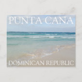 Punta Cana, Dominikanische Republik Relaxing Beach Postkarte (Vorderseite)