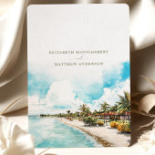 Punta Cana Dominikanische Republik Save the Date Einladung