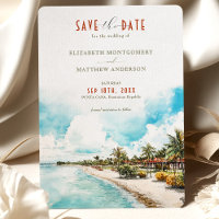 Punta Cana Dominikanische Republik Save the Date