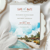 Punta Cana Dominikanische Republik Save the Date Einladung