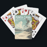 Punta Cana Dominikanische Republik Vintag Spielkarten<br><div class="desc">Punta Cana Vektorgrafik Design. Die Gegend von Bávaro und Punta Cana bilden zusammen das so genannte Costa del Coco,  oder die Coconut Coast,  ein Gebiet mit üppigen All-Inklusive-Resorts.</div>