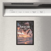 Punta Cana DR Retro Seagull Souvenir tropical Magnet (In Situ (Geschirrspüler))