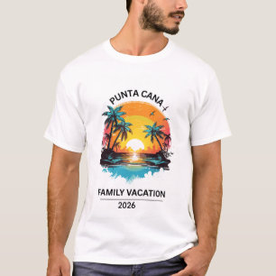 Punta Cana Familienurlaub passende Familien T-Shir T-Shirt
