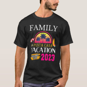 Punta Cana Family Vacation 2023 Matching Dominikan T-Shirt