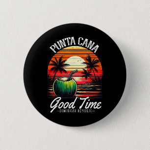 Punta Cana Family Vacation Shirt Dominikanische Re Button