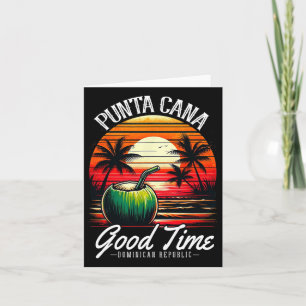 Punta Cana Family Vacation Shirt Dominikanische Re Karte