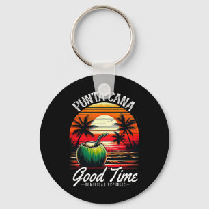 Punta Cana Family Vacation Shirt Dominikanische Re Schlüsselanhänger