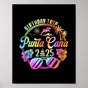Punta Cana Geburtstagsreise 2025 Punta Cana Urlaub Poster
