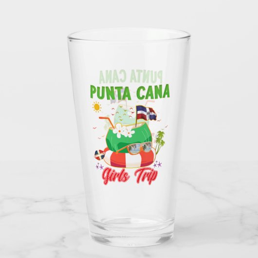 Punta Cana Glas (Rückseite)