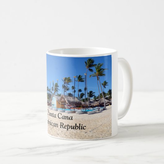 Punta Cana in der Dominikanischen Republik Kaffeetasse (VorderseiteRechts)
