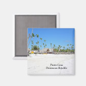 Punta Cana in der Dominikanischen Republik Magnet (Vorderseite/Rückseite)