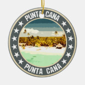 Punta Cana Keramik Ornament (Vorne)