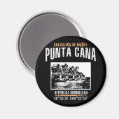 Punta Cana Magnet (Vorderseite/Rückseite)