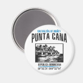 Punta Cana Magnet (Vorderseite/Rückseite)