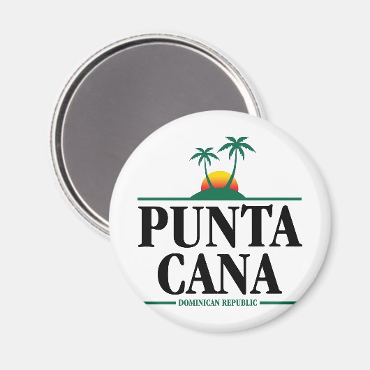 Punta Cana Magnet (Vorderseite/Rückseite)