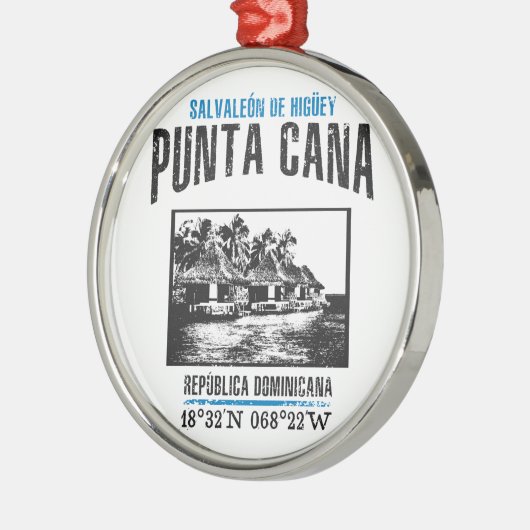 Punta Cana Ornament Aus Metall (Links)