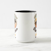 Punta Cana personalize Vacation 2023 Retro 60er Tasse (Zentrum)