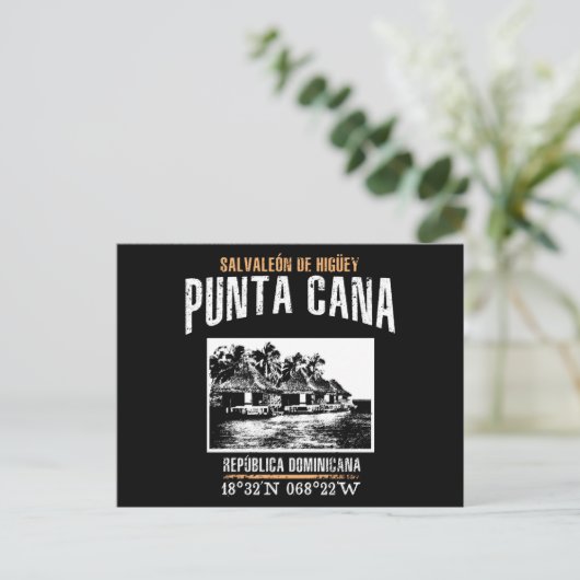 Punta Cana Postkarte (Stehend Vorderseite)