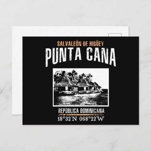 Punta Cana Postkarte (Vorne/Hinten)