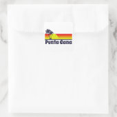 Punta Cana Quadratischer Aufkleber (Tasche)
