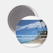 Punta Cana República Dominicana Magnet (Vorderseite/Rückseite)