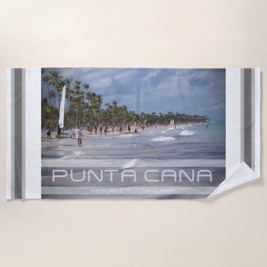 Punta Cana - República Dominicana Strandtuch (Vorderseite)