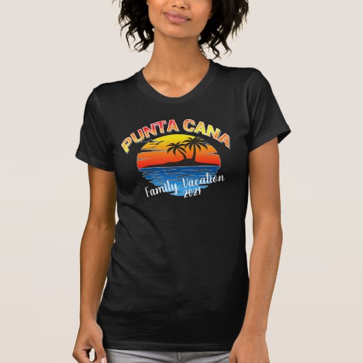 Punta Cana Sommer Matching Karibik Urlaub T-S T-Shirt (Vorderseite)