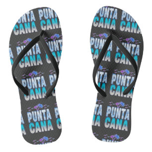 Punta Cana Sommerurlaub Matching T - Shirt Badesandalen