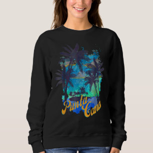 Punta Cana Strände Sommerpalme Familienurlaub Sweatshirt