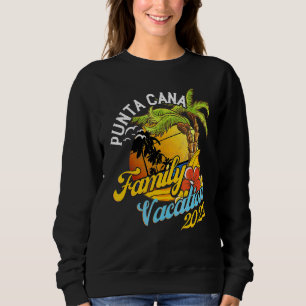 Punta Cana Strände Sommerpalme Familienurlaub Sweatshirt