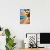 Punta Cana Travel Art Poster (Heimbüro)