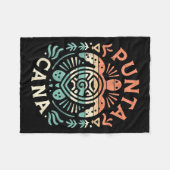 Punta Cana Tribal Fleecedecke (Vorderseite (Horizontal))