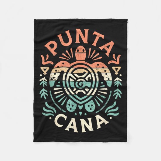 Punta Cana Tribal Fleecedecke (Vorderseite)