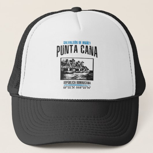 Punta Cana Truckerkappe (Vorderseite)