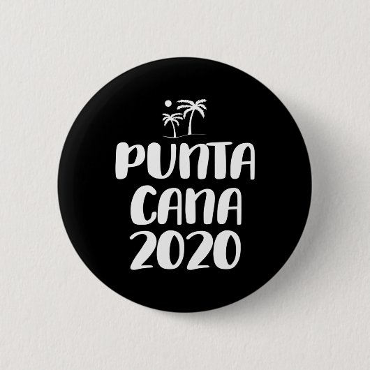 Punta-Cana-Urlaubsreise Button (Vorderseite)