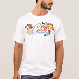 Punta Cana Vacation Beach Family - massgeschneider T-Shirt