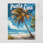 Punta Cana Vintag Postkarte (Vorderseite)
