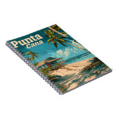 Punta Cana Vintage Notizblock (Rechte Seite)