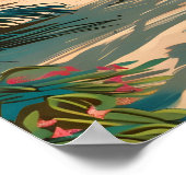 Punta Cana Vintage Poster (Ecke)