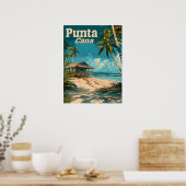 Punta Cana Vintage Poster (Küche)