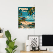 Punta Cana Vintage Poster (Heimbüro)